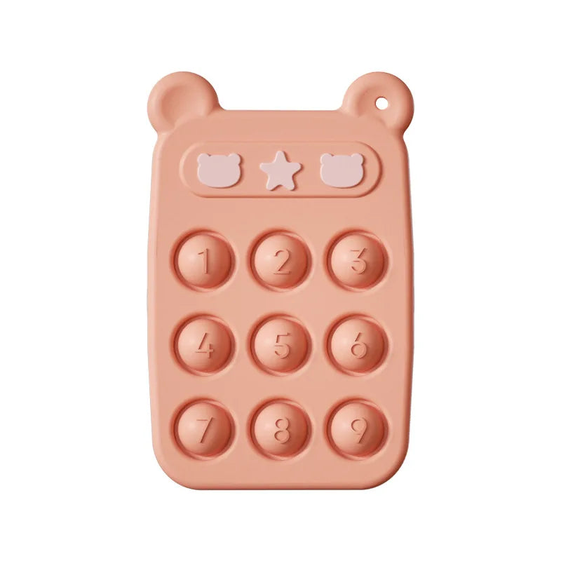 Baby Silicone Teether Toy Phone