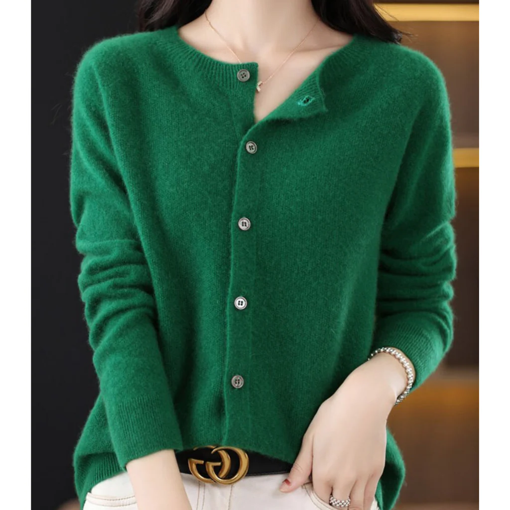 Ladies Classic Crew Neck Sweater