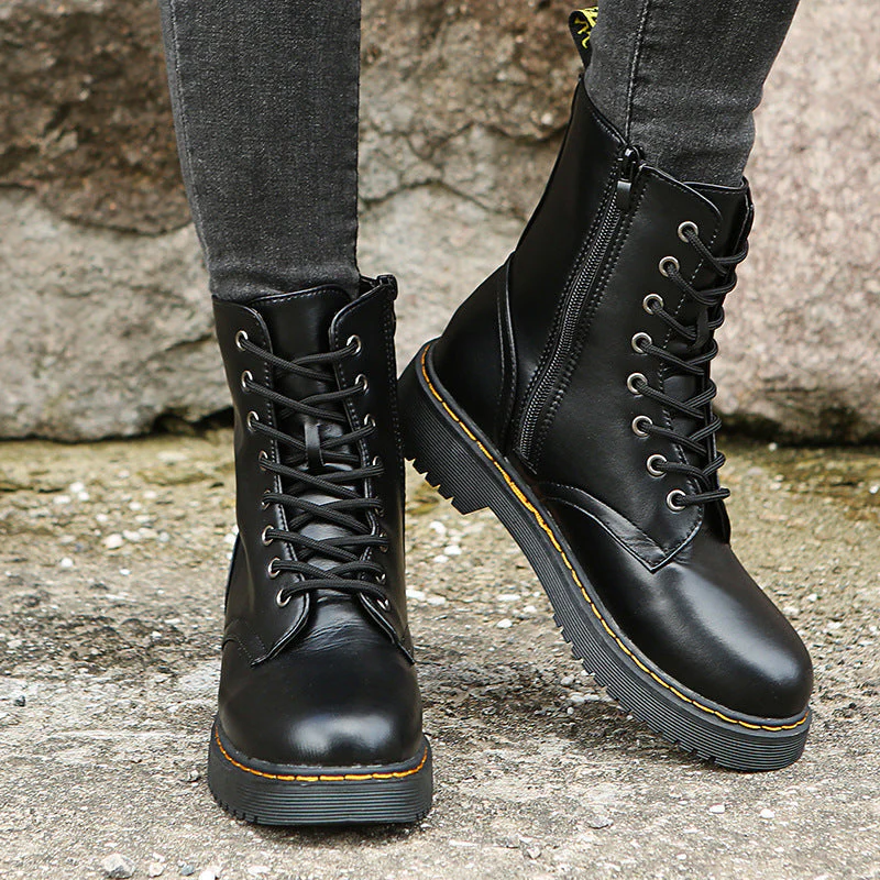 Warm Waterproof Lace Up Boots - Halri