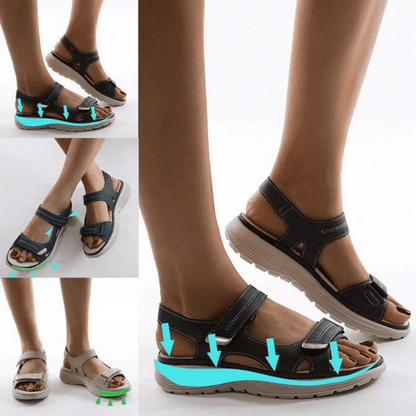Comfortable Womens Sandals with Adjustable Buckles