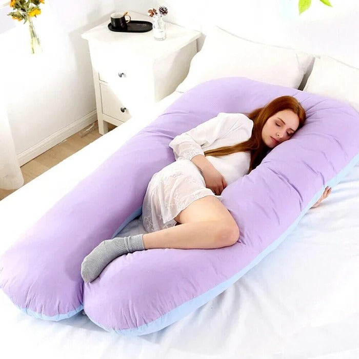 Contoured Total Body Pillow with Soft Adjustable Fill - Halri