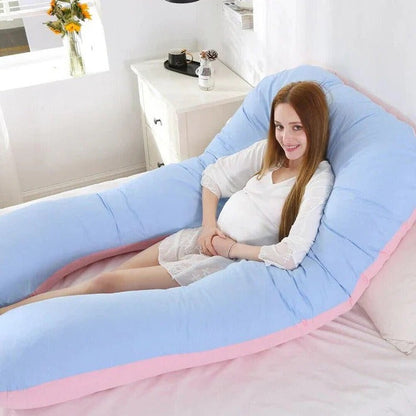 Contoured Total Body Pillow with Soft Adjustable Fill