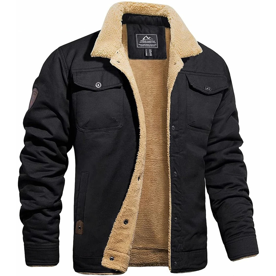 Classic Flight Leather Jacket for Men - Halri