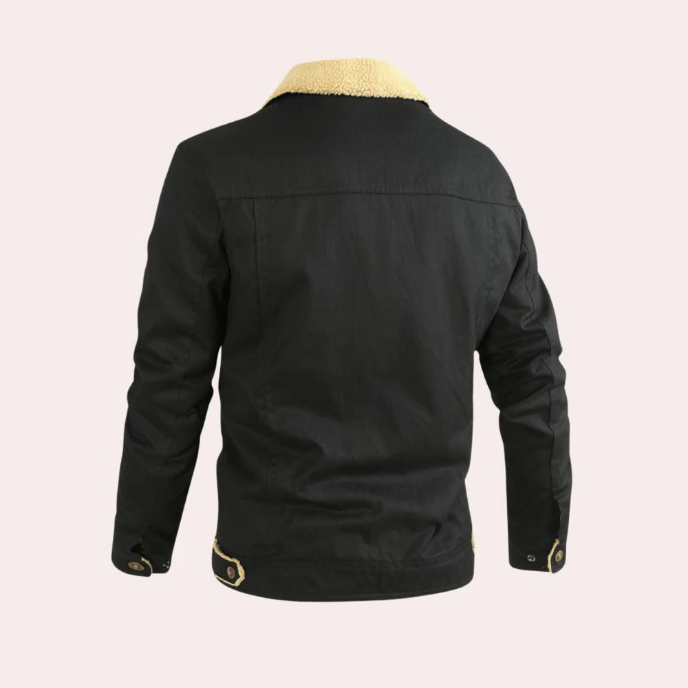 Classic Flight Leather Jacket for Men