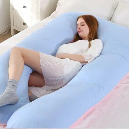 Contoured Total Body Pillow with Soft Adjustable Fill