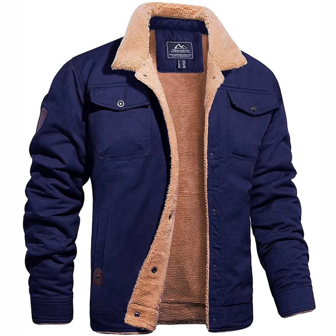 Classic Flight Leather Jacket for Men