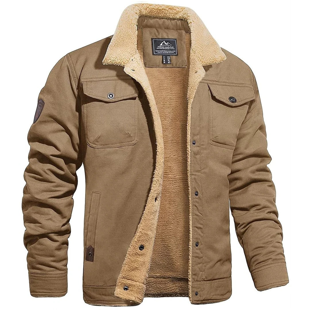 Classic Flight Leather Jacket for Men