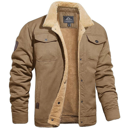 Classic Flight Leather Jacket for Men