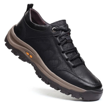 Comfortable Men's Leather Support Shoes - Halri