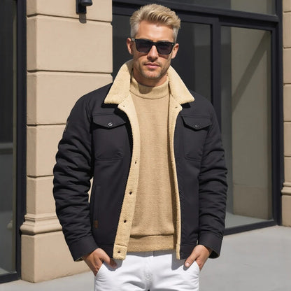 Classic Flight Leather Jacket for Men