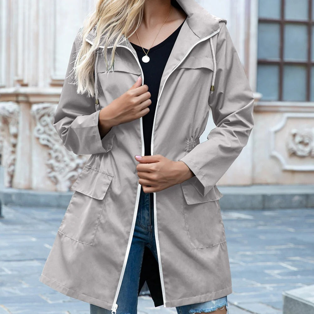 Classic Waterproof Ladies Trench Coat