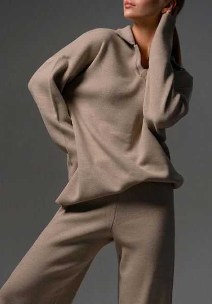Stylish Women's Pants Set with Chic Design