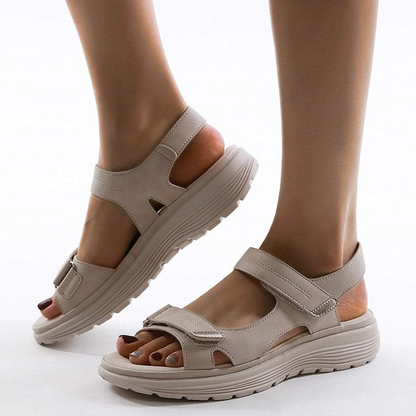 Comfortable Womens Sandals with Adjustable Buckles - Befez