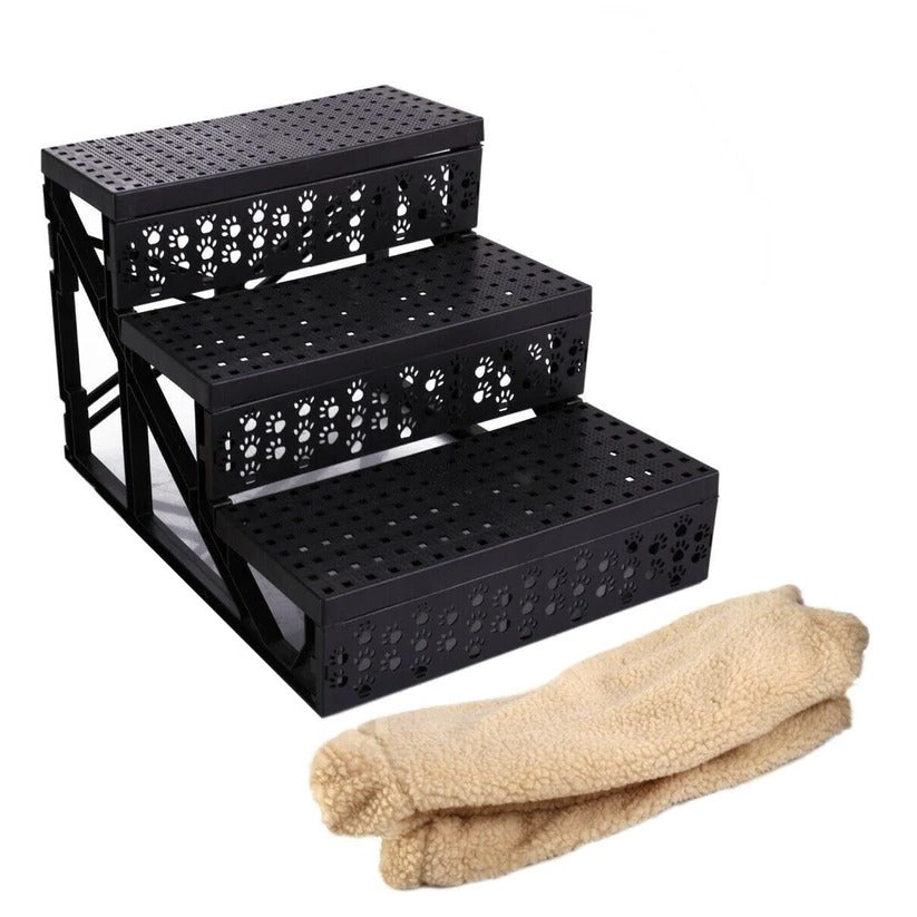 Easy Foldable Pet Steps For High Beds