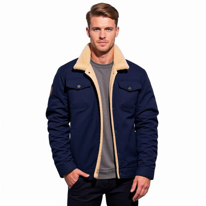 Classic Flight Leather Jacket for Men