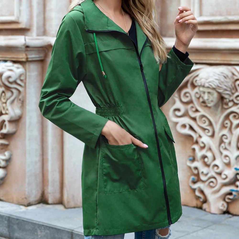 Classic Waterproof Ladies Trench Coat
