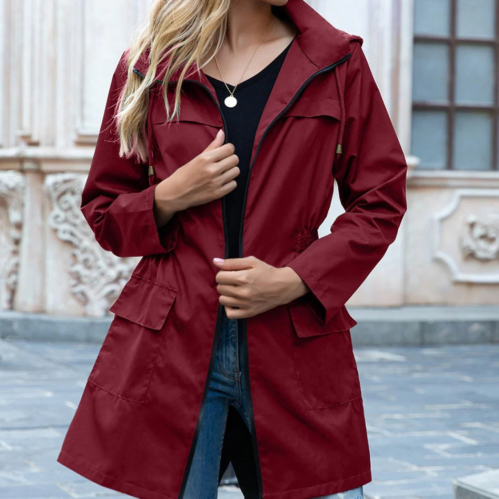 Classic Waterproof Ladies Trench Coat