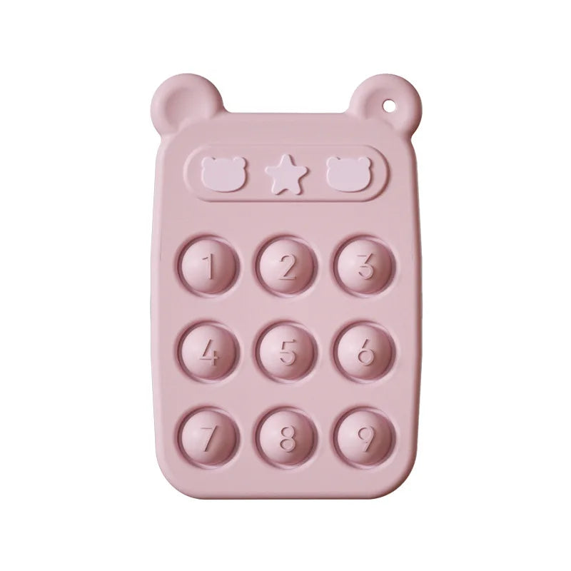 Baby Silicone Teether Toy Phone