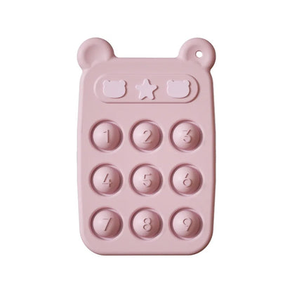 Baby Silicone Teether Toy Phone