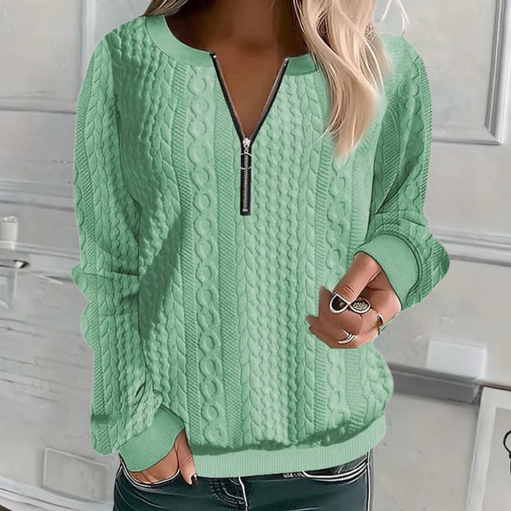 Comfy Relaxed Fit Knit Sweater For Women