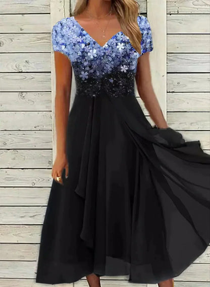 Lightweight Elegant Evening Gown - Halri