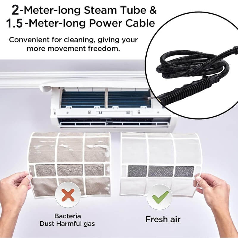 Powerful Heavy Duty Steam Cleaner with Accessories