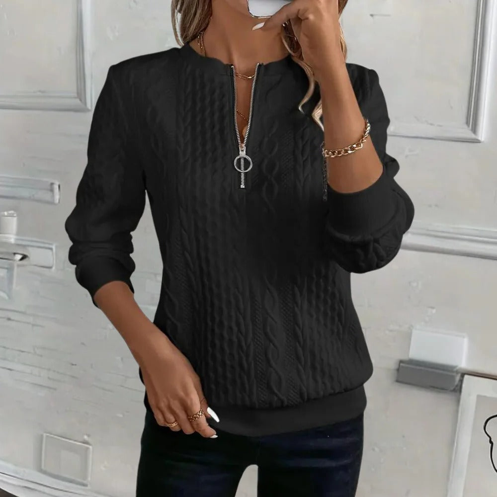 Comfy Relaxed Fit Knit Sweater For Women