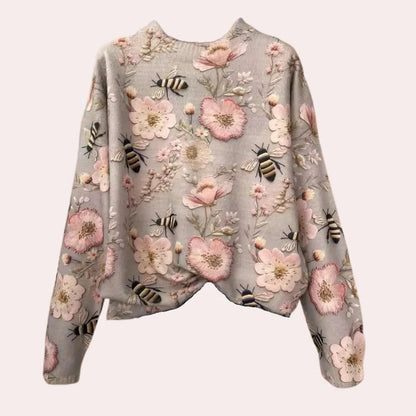 Stylish Ladies Warm Knit Sweater - Halri