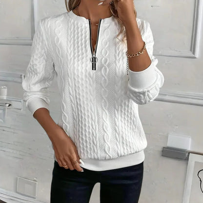 Comfy Relaxed Fit Knit Sweater For Women