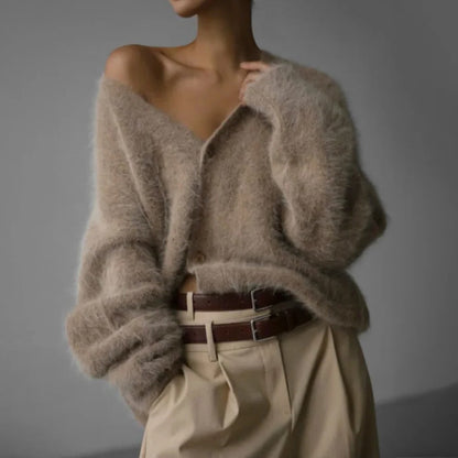 Luxurious Warm Women's Cashmere Sweater - Befez