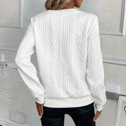 Comfy Relaxed Fit Knit Sweater For Women