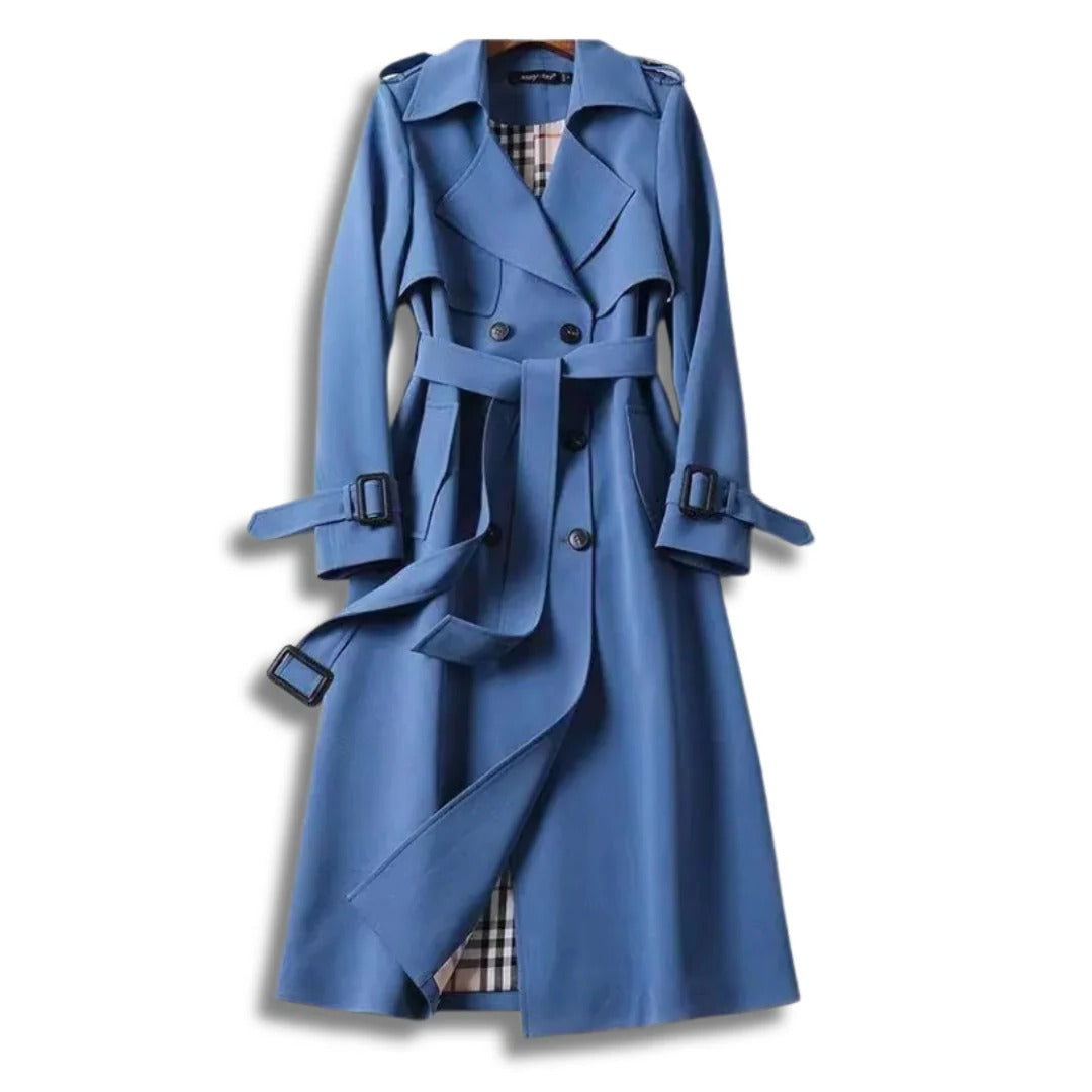 Timeless Water Repellent Long Trench Coat