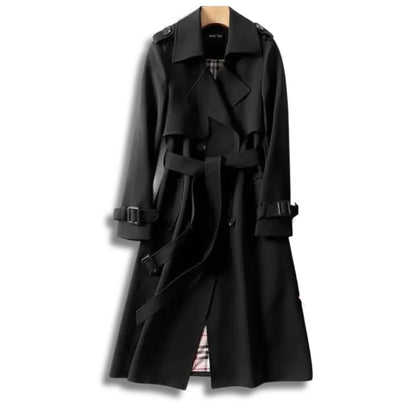 Timeless Water Repellent Long Trench Coat