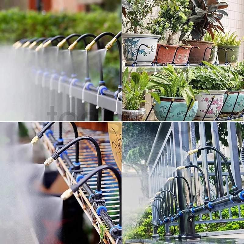Flexible 360 Degree Watering Irrigation System Kit