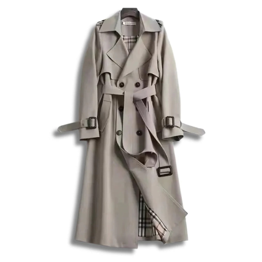 Timeless Water Repellent Long Trench Coat