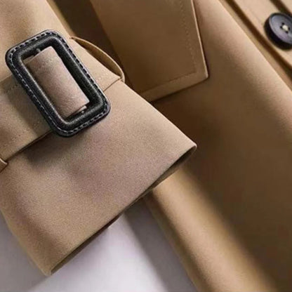 Timeless Water Repellent Long Trench Coat