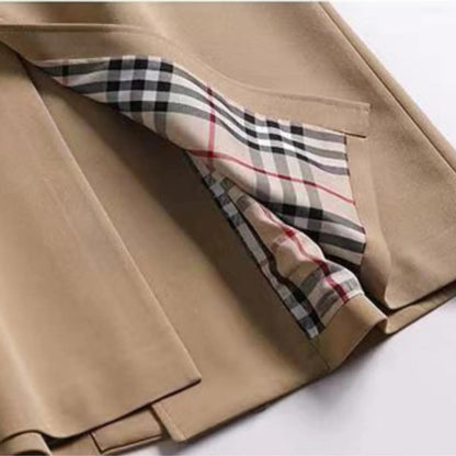 Timeless Water Repellent Long Trench Coat