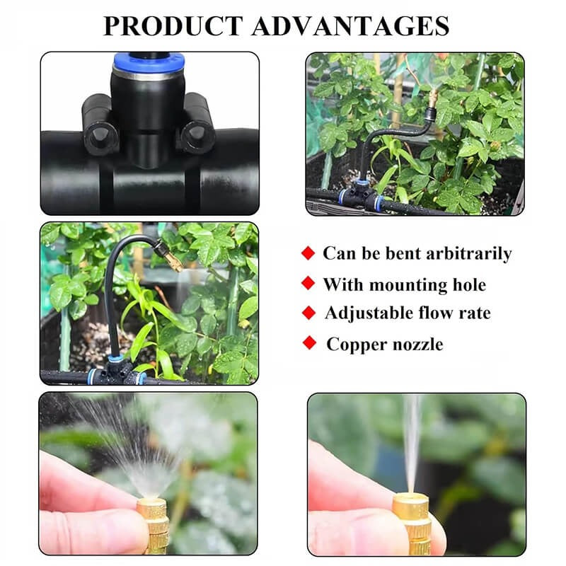 Flexible 360 Degree Watering Irrigation System Kit
