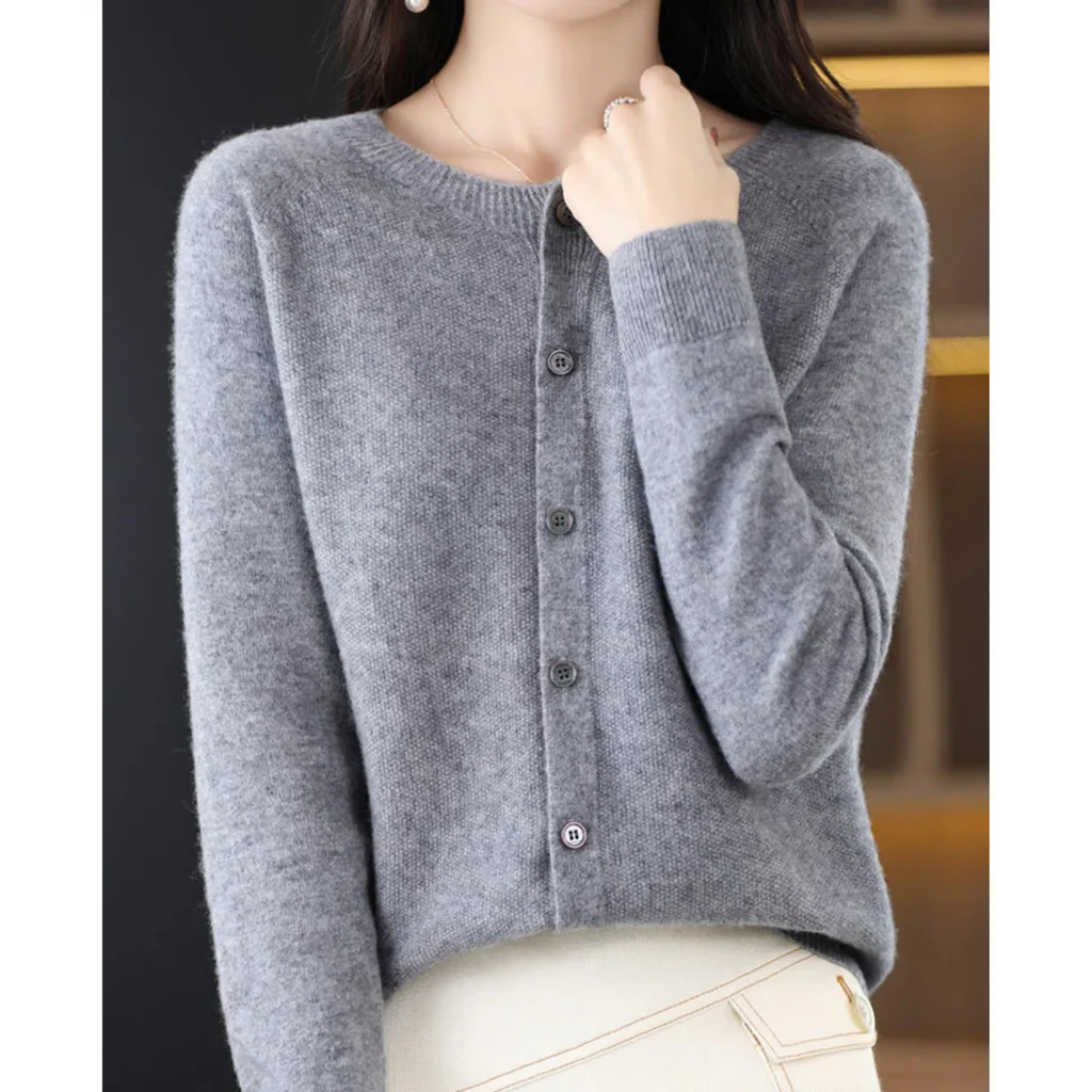 Ladies Classic Crew Neck Sweater