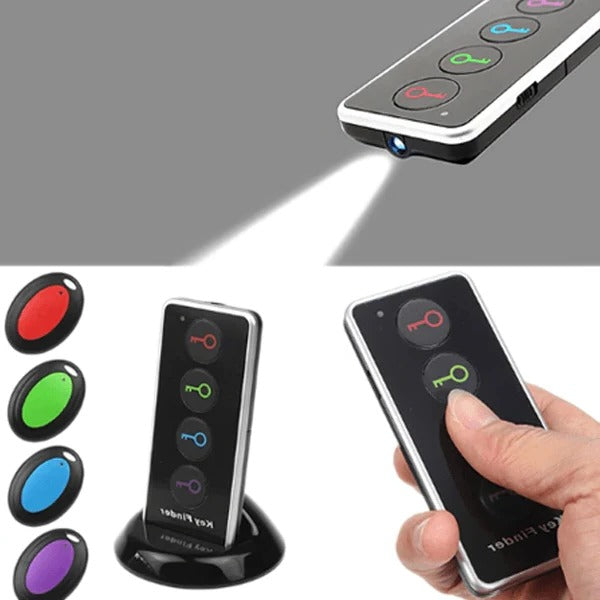 Tracker Device for Keys Wallet Phone with LED Remote
