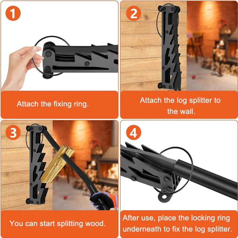 Easy Mount Firewood Log Splitter Tool