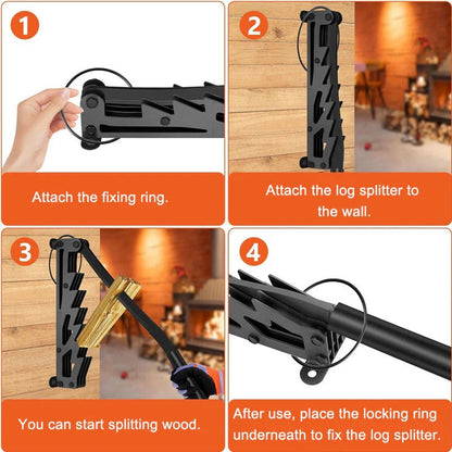 Easy Mount Firewood Log Splitter Tool