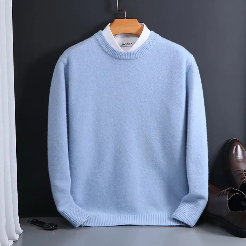Premium Soft Men's Cashmere Pullover Sweater