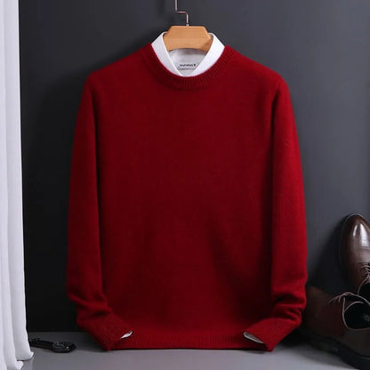 Premium Soft Men's Cashmere Pullover Sweater