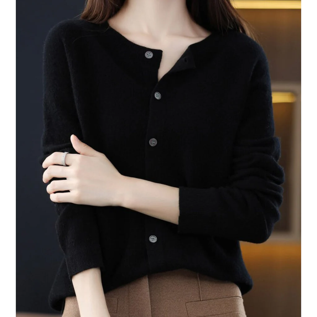 Ladies Classic Crew Neck Sweater