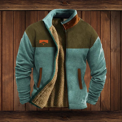 Warm Waterproof Mens Fleece Coat