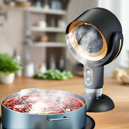 Compact Kitchen Hood with 3-Speed Fan - Slim Ventilation System