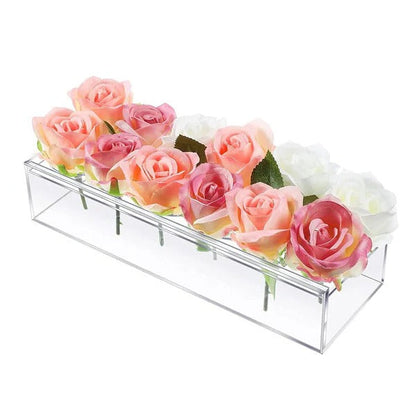 Sparkling Glass Floral Vase