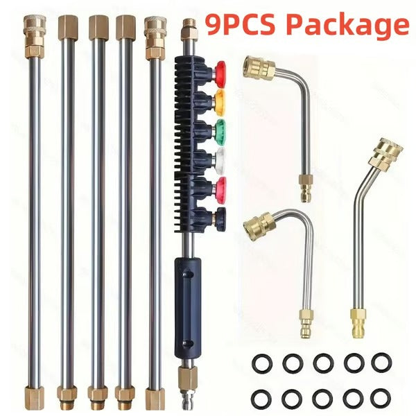 Heavy Duty Extendable Pressure Washer Lance 24ft Long