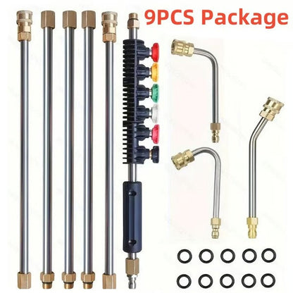 Heavy Duty Extendable Pressure Washer Lance 24ft Long